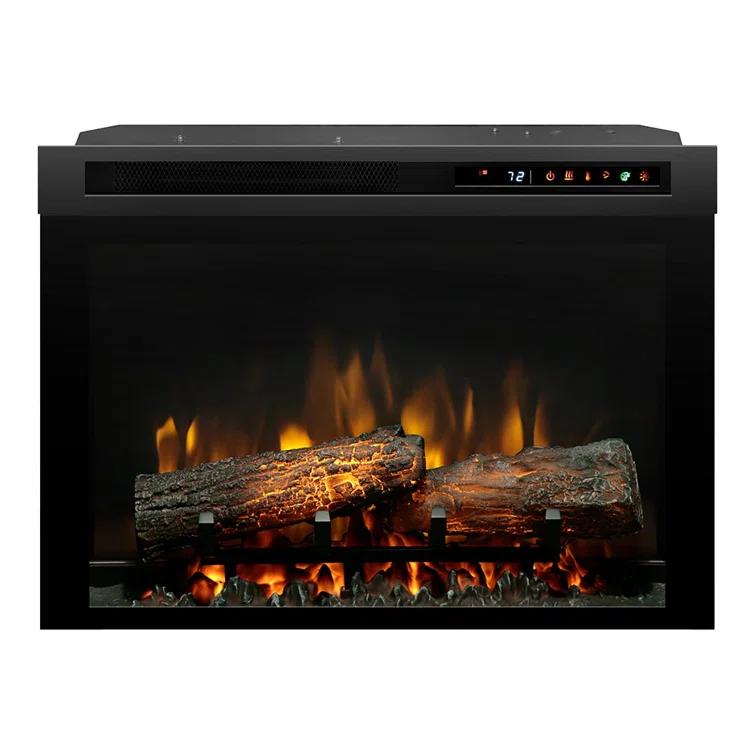 Dimplex Nova Multi-Fire XHD Plug-In Electric Fireplace Insert with Realistic Logs - 1000 SQ FT, Ceramic Heater