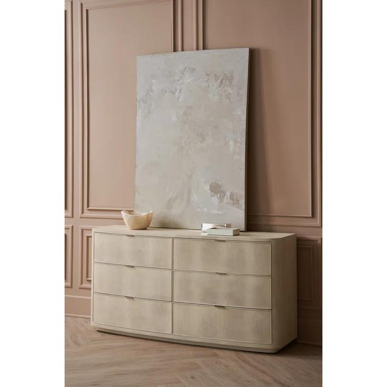 Caracole Classic Solid Wood 68'' W 6 - Drawer Dresser