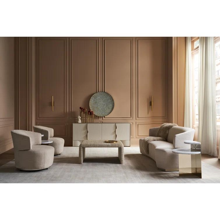 Caracole Classic Corinthian 80'' Solid Wood Sideboard