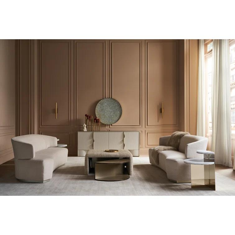 Caracole Classic Corinthian 80'' Solid Wood Sideboard