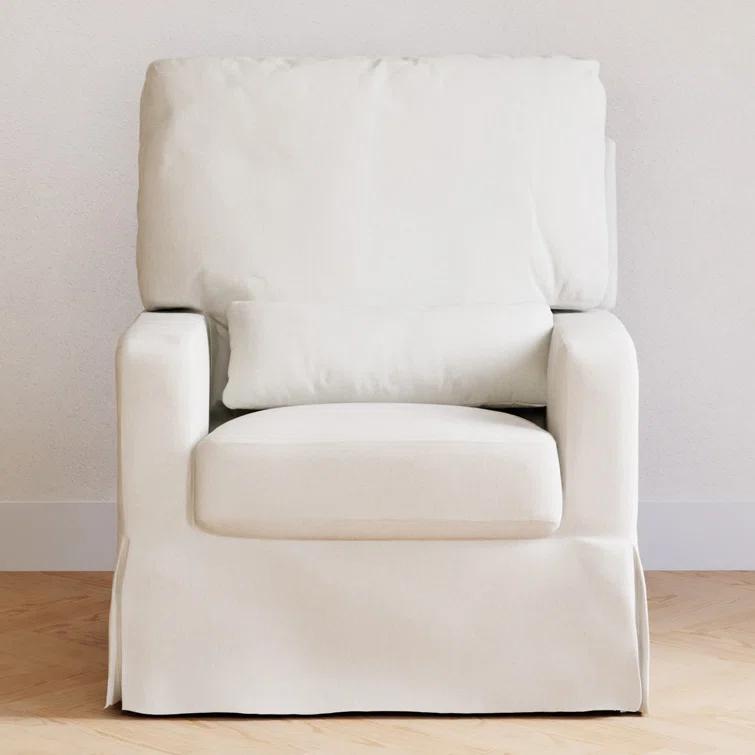 Crawford Upholstered Swivel Glider