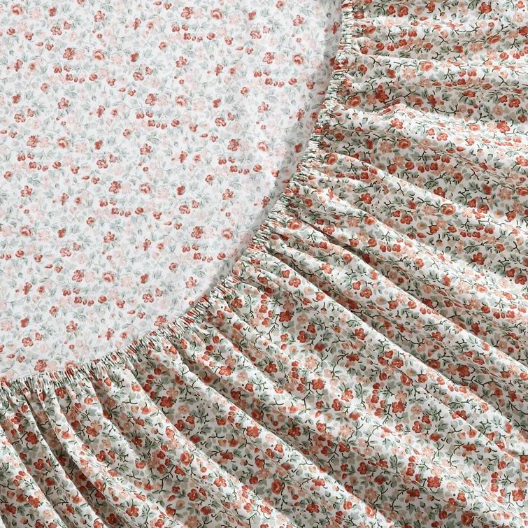 Laura Ashley Laura Ashley Printed Cotton Percale Sheet Set