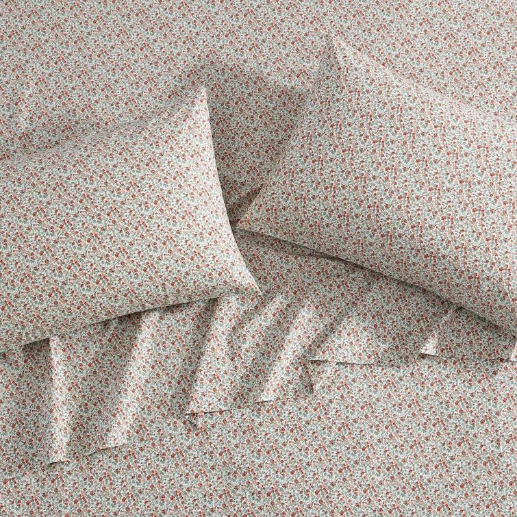 Laura Ashley Laura Ashley Printed Cotton Percale Sheet Set