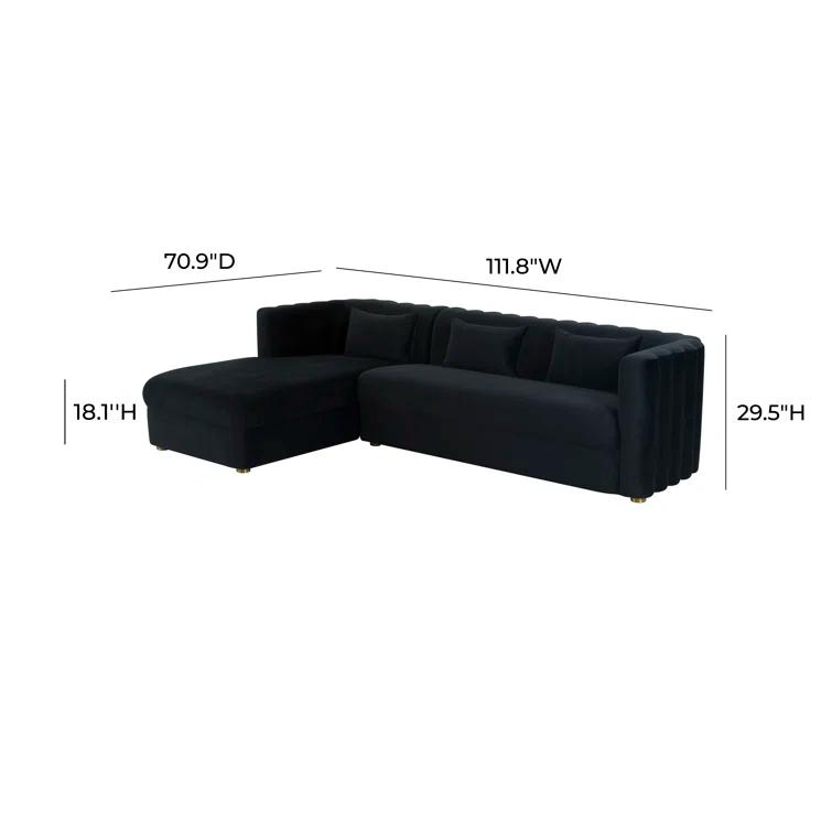 Velvet Sectional
