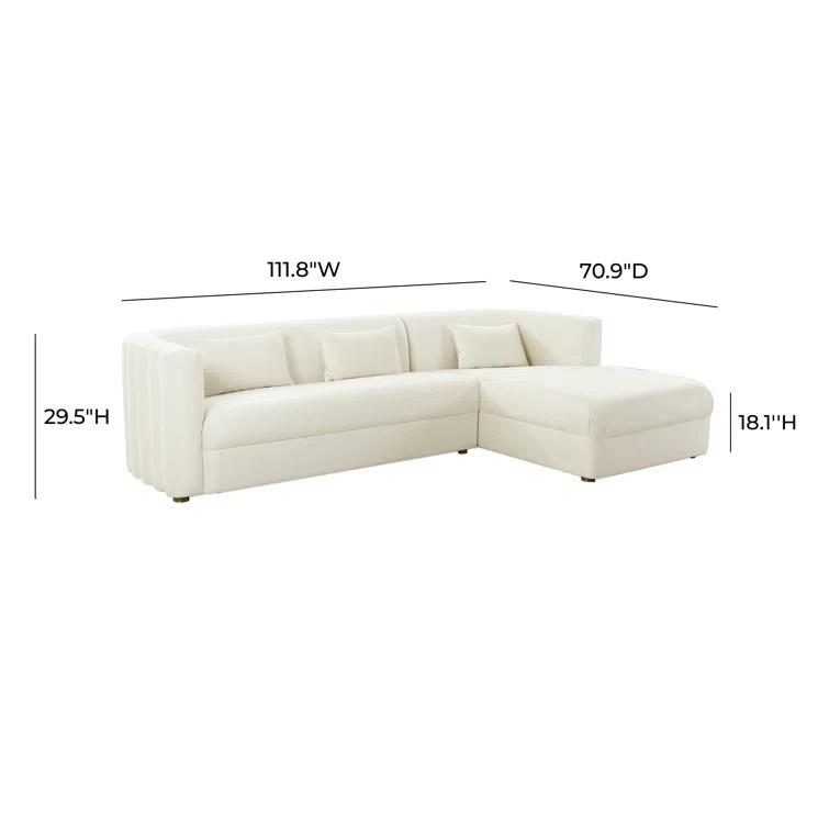 Velvet Sectional