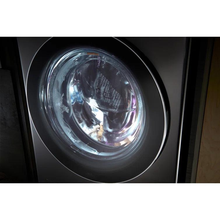 LG Single Unit Front Load WashTower with Center Control 4.5 cu. ft. Washer and 7.4 cu. ft. Gas Dryer