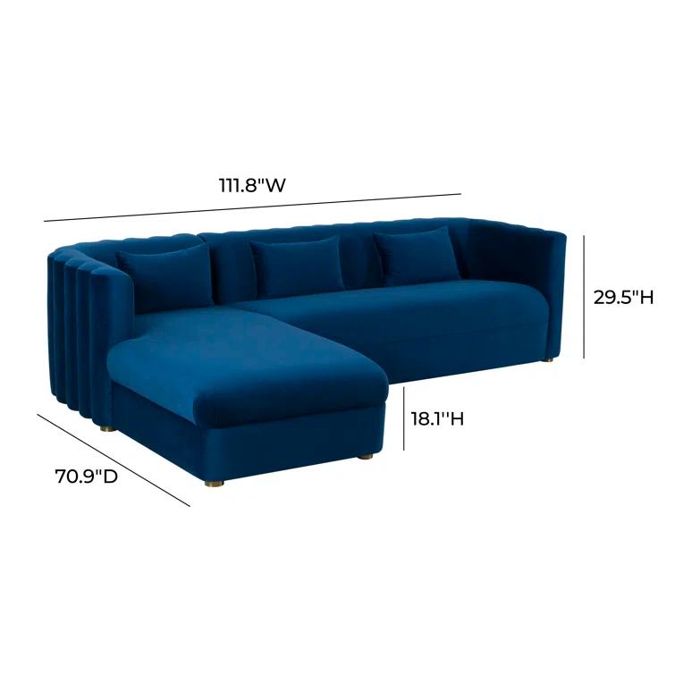 Velvet Sectional