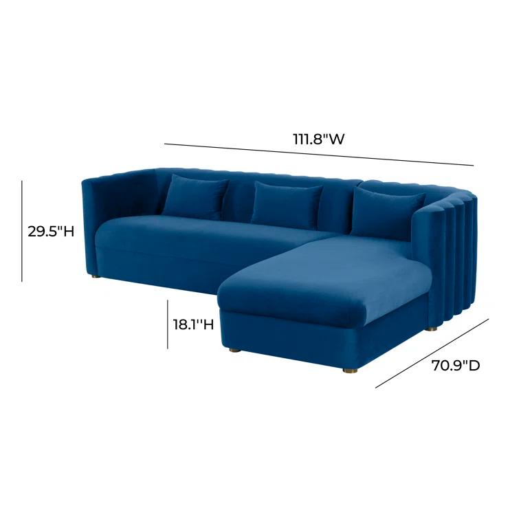 Velvet Sectional