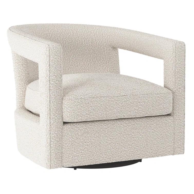 Alana Upholstered Swivel Barrel Chair