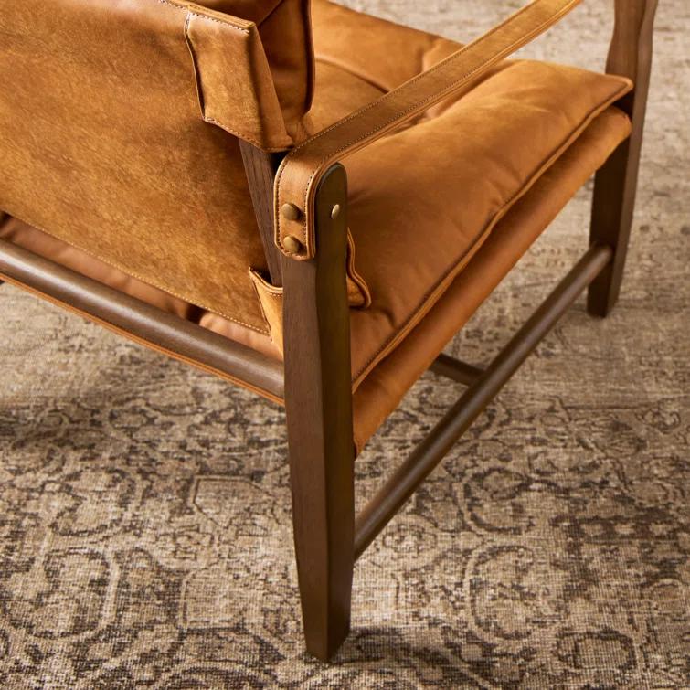Caruso Accent Chair - Cognac Leather