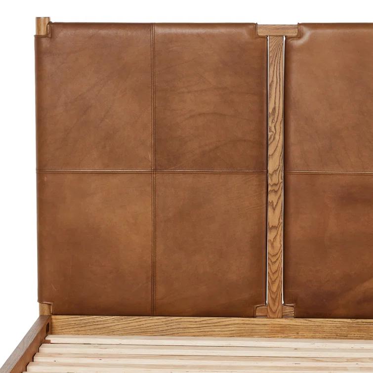 Sackett Leather Bed