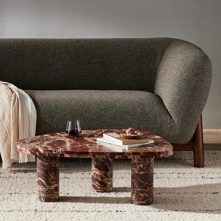 Mariano Coffee Table - Merlot Marble / Small