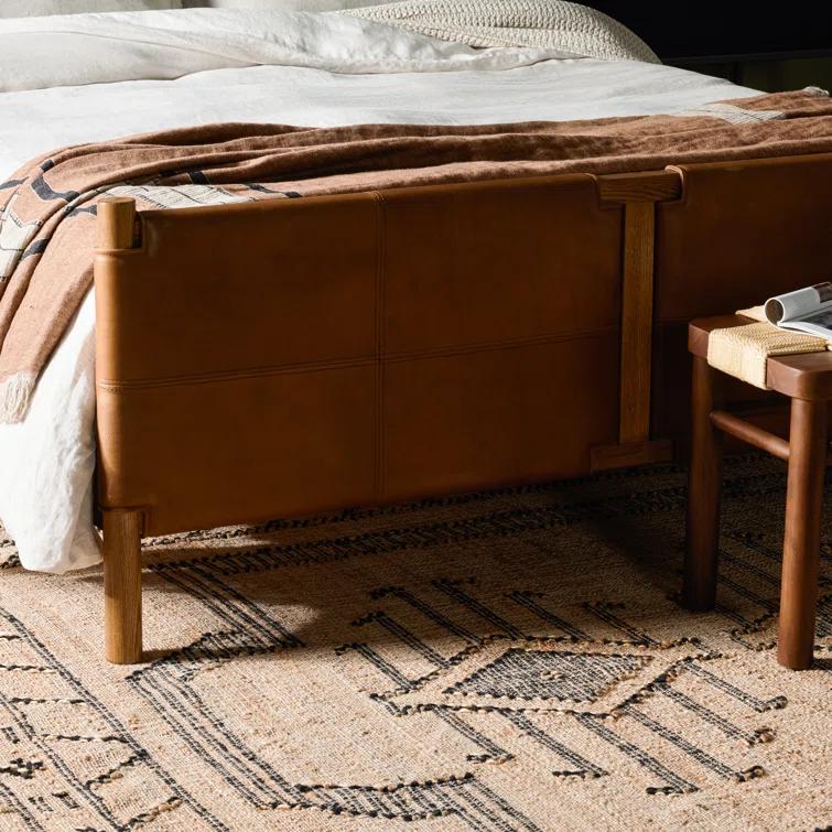 Sackett Leather Bed