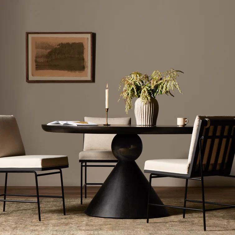 Bibianna Round Solid Wood Dining Table