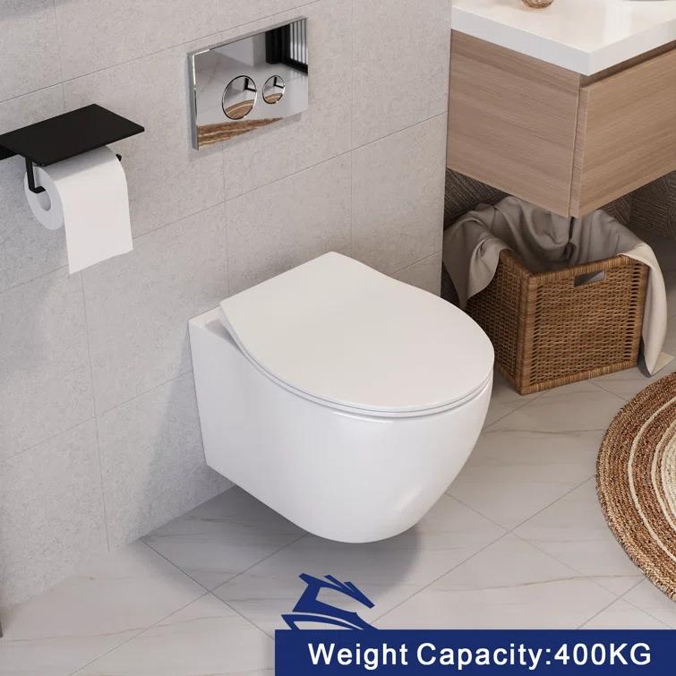 Liberty 1.6 GPF Elongated Wall Hung Toilets (Seat Included)