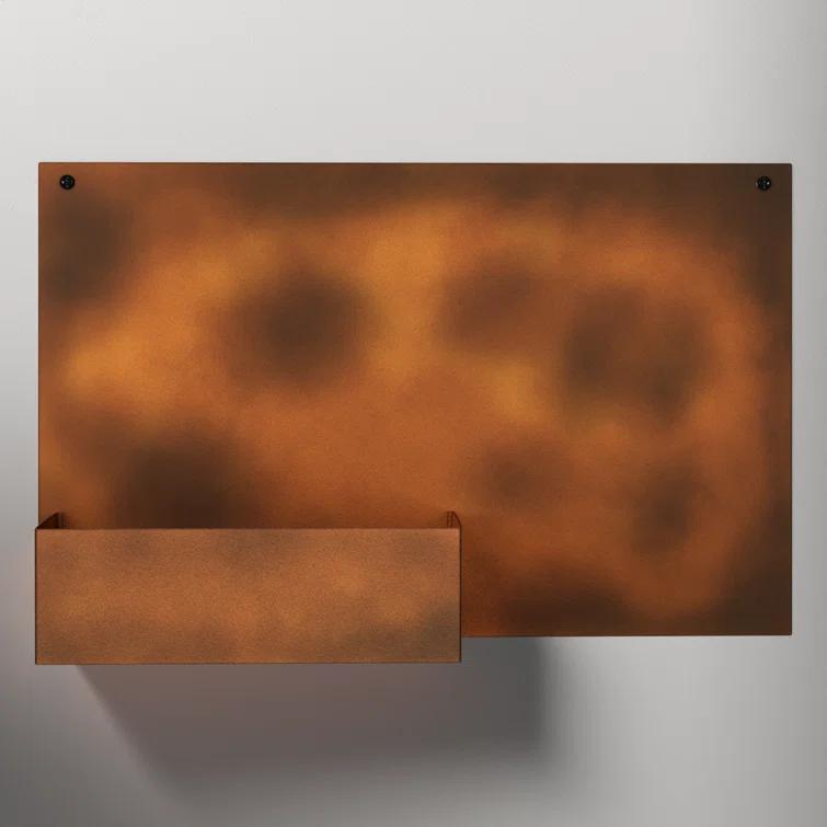 Kaiser Rust Finish Metal Indoor/Outdoor Wall Planter