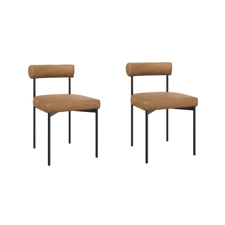 Dahlia 18'' H Upholstered Metal Side Chair