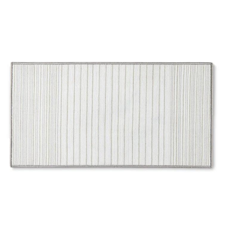 Town & Country Basics Layne Everwash Non-Slip Backing Area Rug Silver/Gray