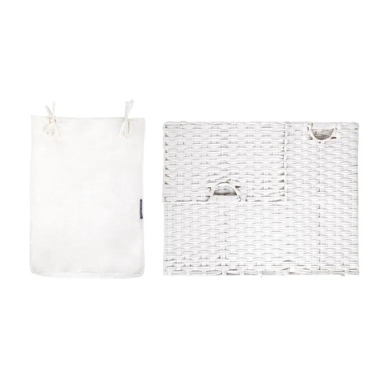 Handwoven Rectangle Laundry Hamper