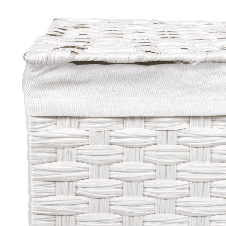 Handwoven Rectangle Laundry Hamper