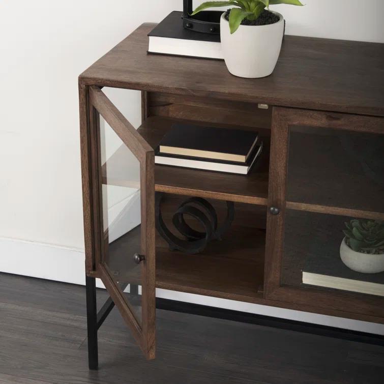 Warner Solid Wood Storage Cabinet