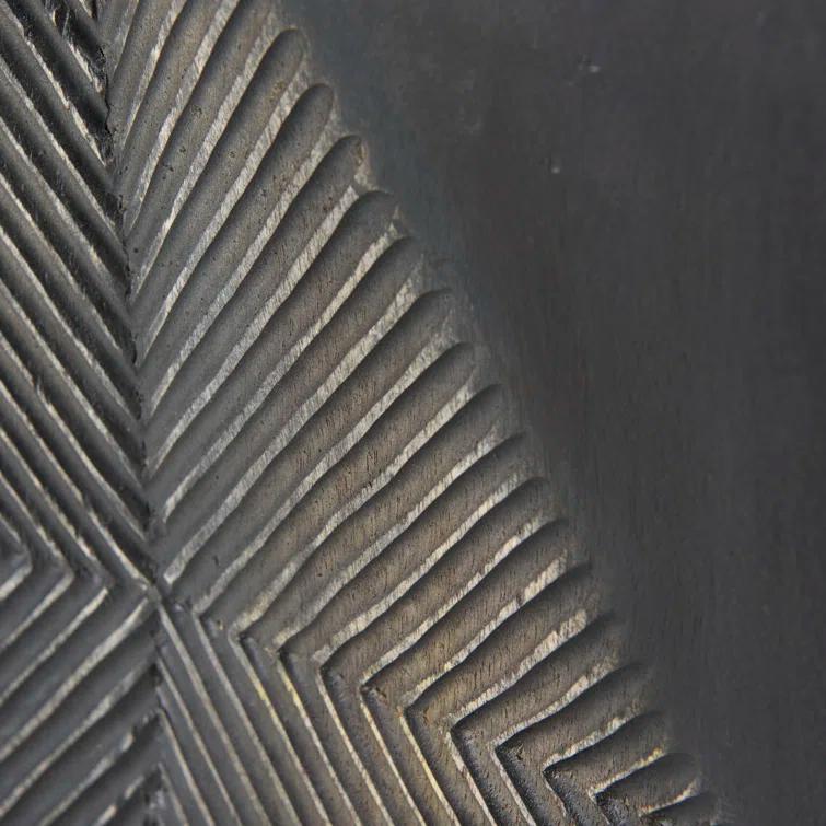 Hogarth 72'' Two-Tone Diamond-Patterned Mango Wood Sideboard