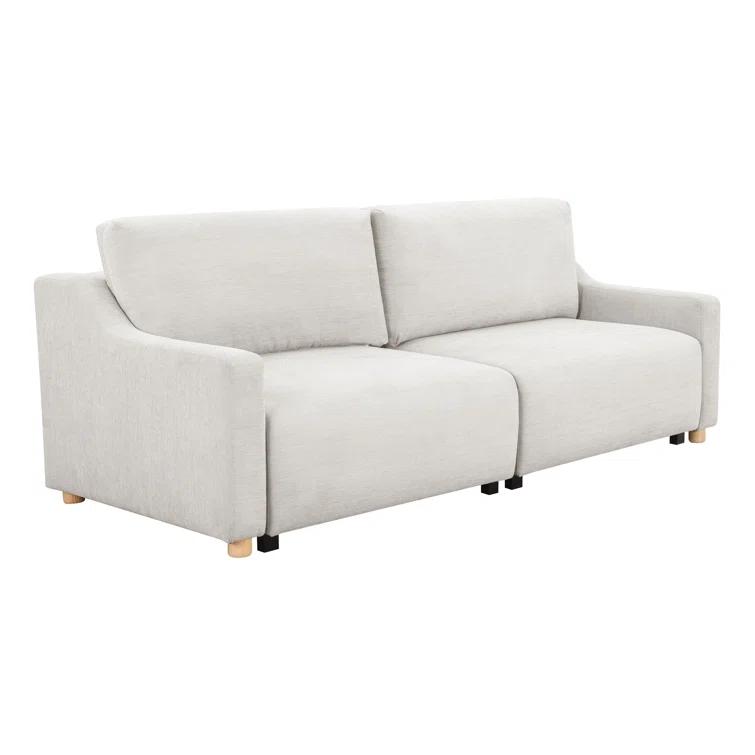 Serta Gabi 90.2" Upholstered Queen Size Convertible Sleeper Sofa