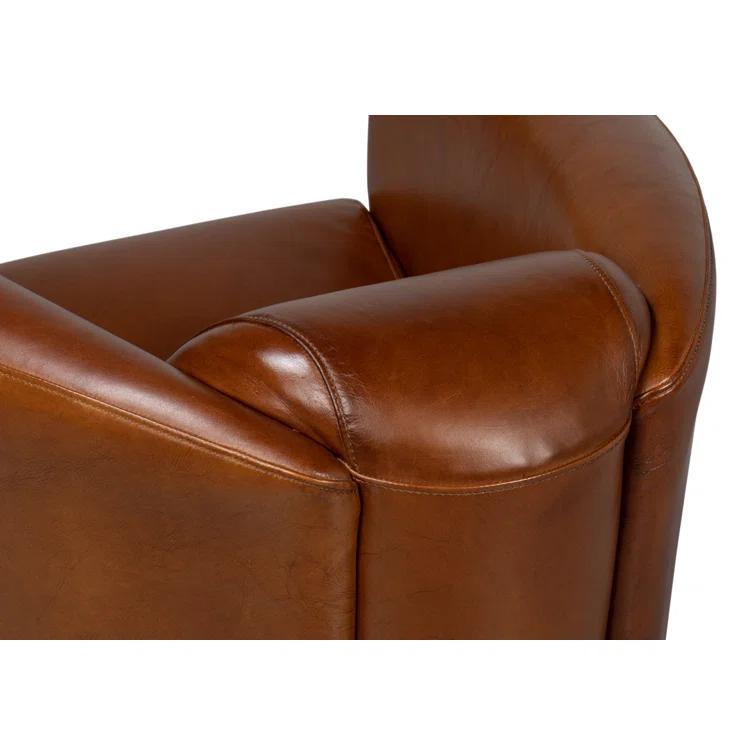 Sarreid Ltd Mandy Leather Armchair