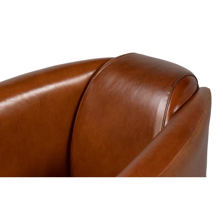 Sarreid Ltd Mandy Leather Armchair