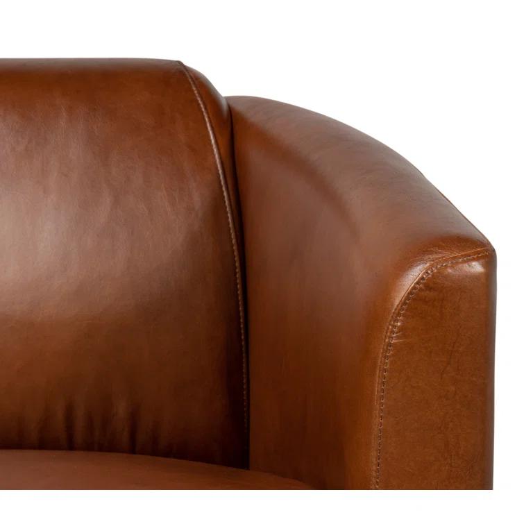 Sarreid Ltd Mandy Leather Armchair