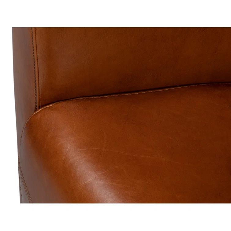 Sarreid Ltd Mandy Leather Armchair