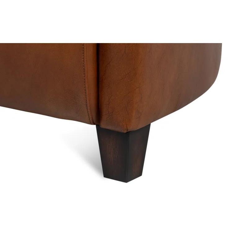 Sarreid Ltd Mandy Leather Armchair