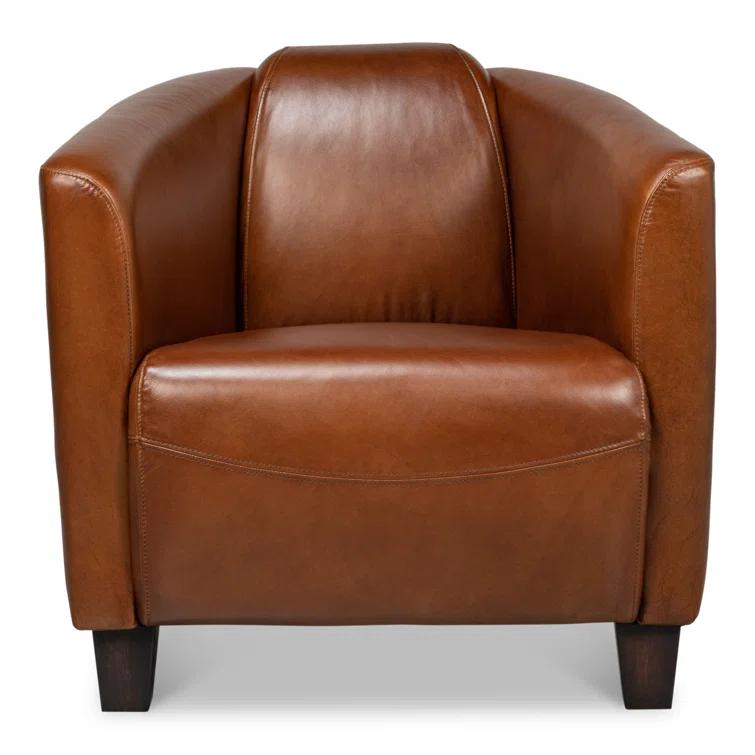 Sarreid Ltd Mandy Leather Armchair