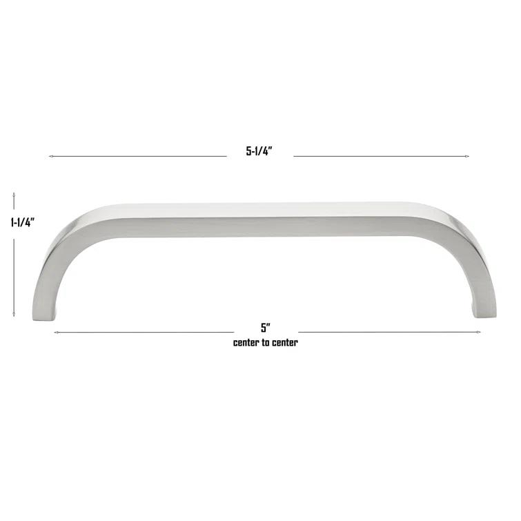 Giana Collection 5-1/16" Center to Center Curved Bar Pull