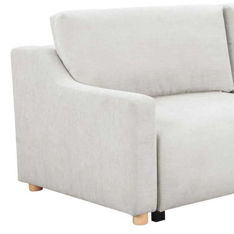 Serta Gabi 90.2" Upholstered Queen Size Convertible Sleeper Sofa