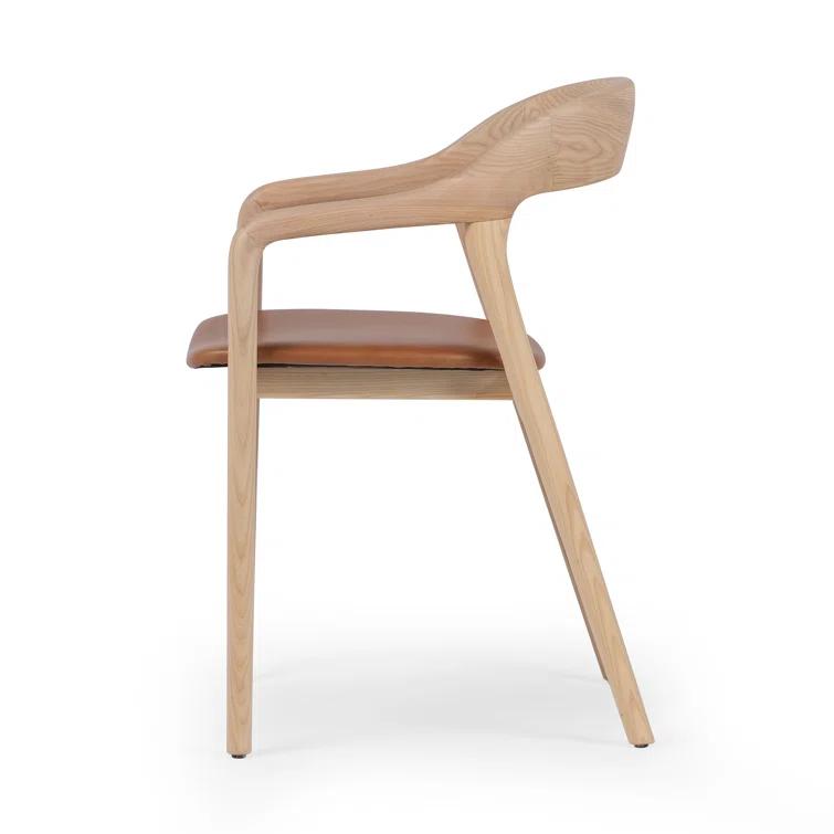 Kayla Leather Dining Armchair