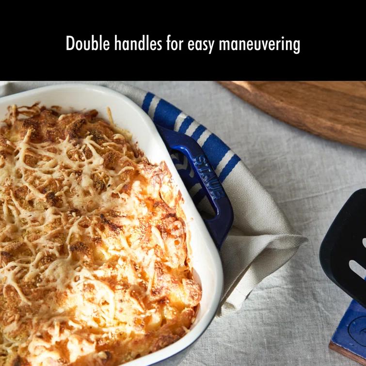 Staub ® Dark Blue 2-Piece Rectangular Baker Set