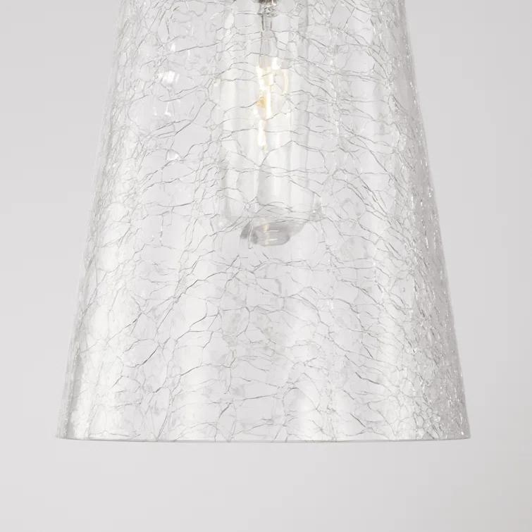 Mila 1 - Light Aged Brass Cone Pendant