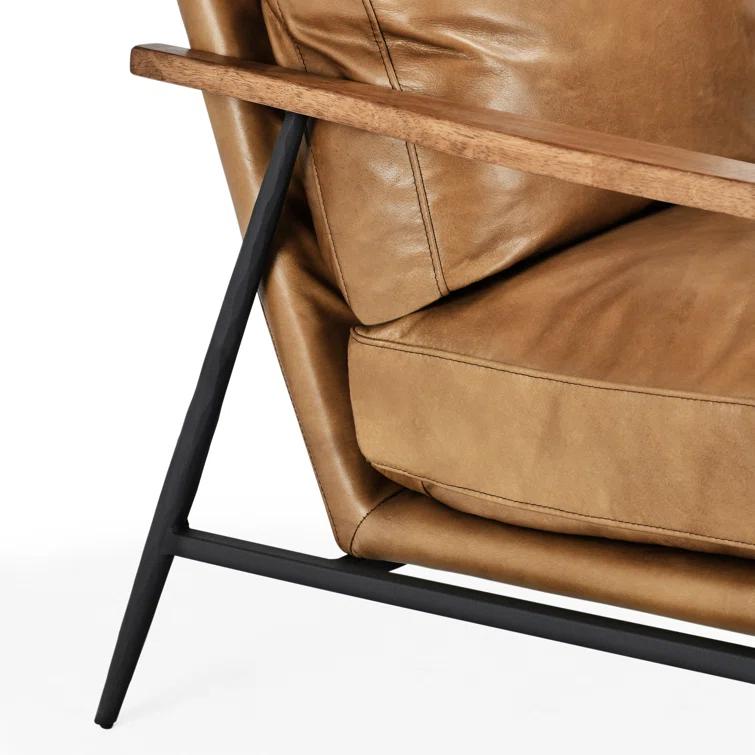 Arnold Genuine Leather Armchair