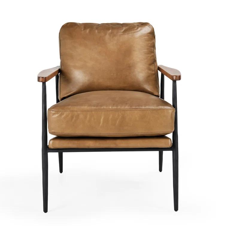 Arnold Genuine Leather Armchair