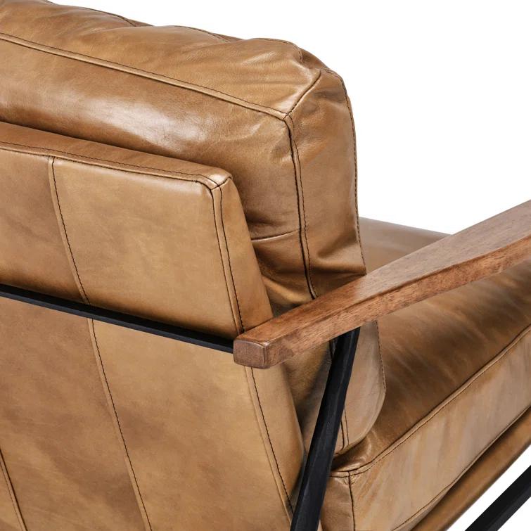Arnold Genuine Leather Armchair