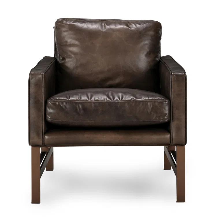 Classic Home Chad Leather Armchair & Reviews | Wayfair