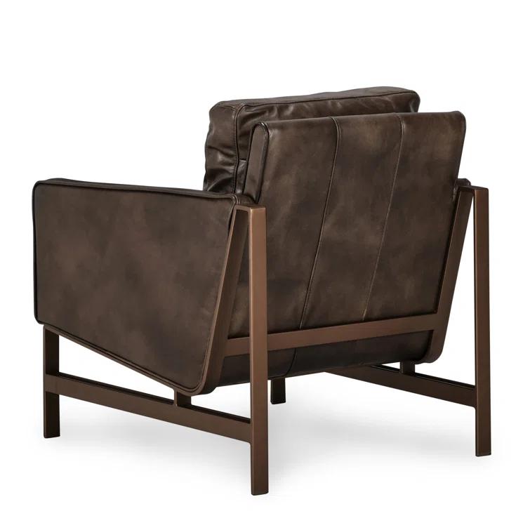 Classic Home Chad Leather Armchair & Reviews | Wayfair