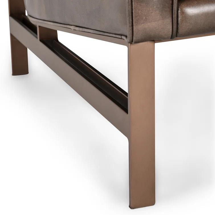 Classic Home Chad Leather Armchair & Reviews | Wayfair