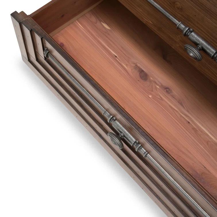 Michael Amini / Kathy Ireland Home Designs Carrollton Solid Wood 40'' W 6 - Drawer Dresser
