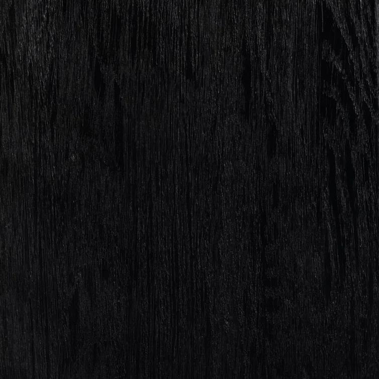 Lewis Noir Oak Curved Dining Bench with Cone Legs