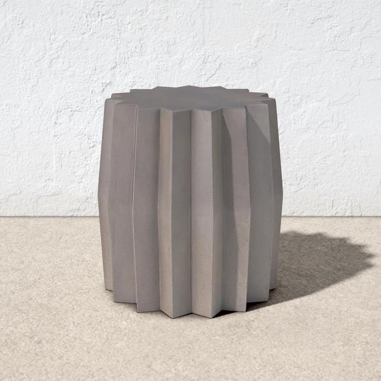 Donlon 18.5'' Concrete Outdoor Side Table