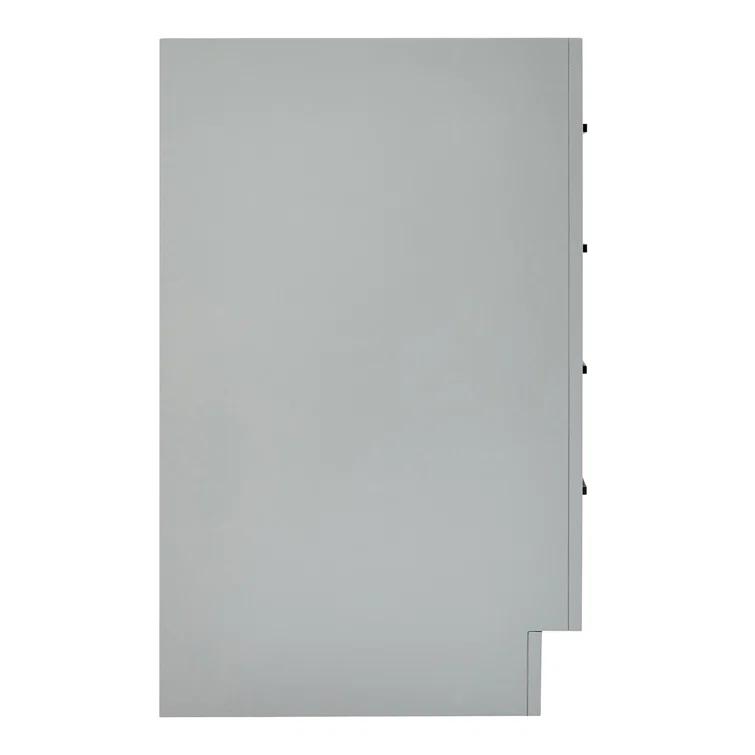 Ariel T066s-Bc Hepburn 66" Single Free Standing Vanity Cabinet Only - Grey