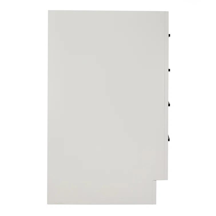 Ariel T066s-Bc Hepburn 66" Single Free Standing Vanity Cabinet Only - White