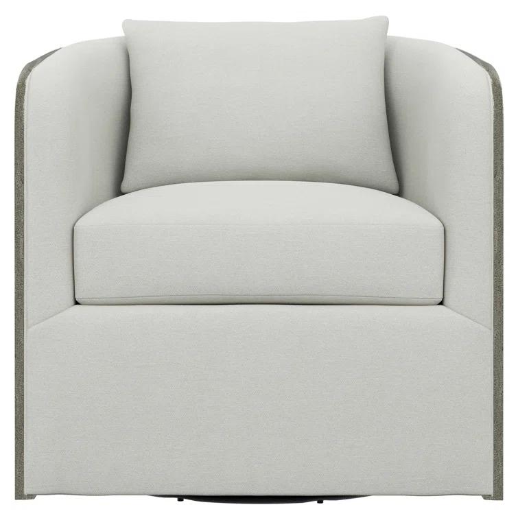 Eliot Upholstered Swivel Barrel Chair